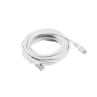 Kabel RJ45 - RJ45 LANBERG 10 m PCF6-10CC-1000-W Biały