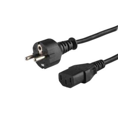 Kabel zasilający Schuko - IEC 320 C13 SAVIO 1.8 m