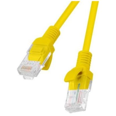 Kabel RJ-45 - RJ-45 LANBERG PCU5-20CC-0025-Y 0.25 m 10 szt.