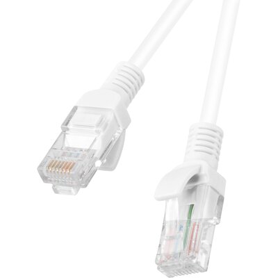 Kabel RJ-45 - RJ-45 LANBERG PCU5-10CC-0100-W 1 m
