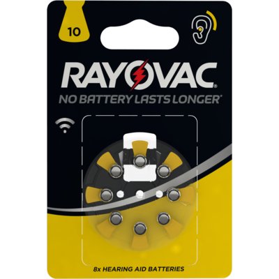 Baterie 10 PR70 RAYOVAC (8 szt.)