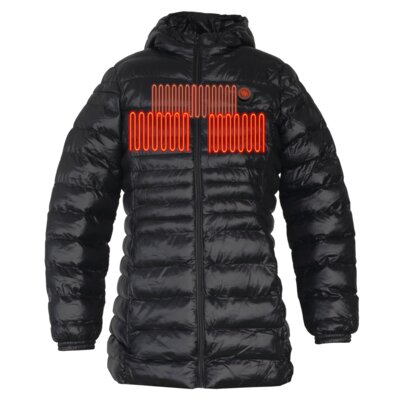 Podgrzewana kurtka GLOVII GTFBM (rozmiar M) Czarny