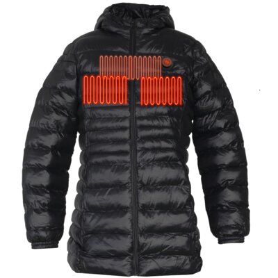 Podgrzewana kurtka GLOVII GTFBL (rozmiar L) Czarny