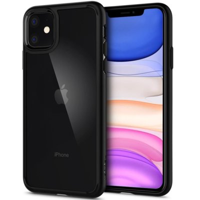 Etui SPIGEN Ultra Hybrid do Apple iPhone 11 Czarny transparentny