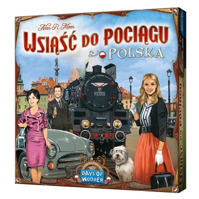 Gra planszowa REBEL Wsiąść do Pociągu Kolekcja Map 6.5 Polska 110583