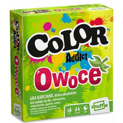 Zdjęcia - Gra planszowa Cartamundi Gra karciana  Shuffle Color Addict Owoce W2090 