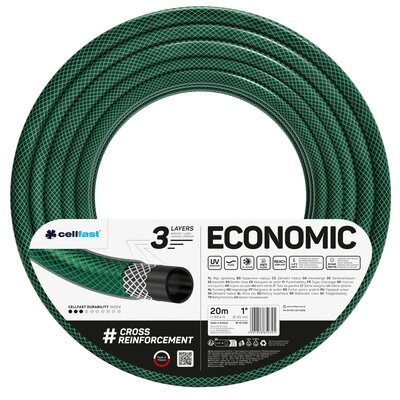 Wąż ogrodowy CELLFAST Economic 1" 20 m 10-030
