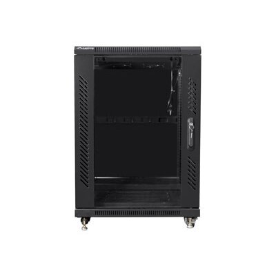 Szafa RACK LANBERG 19" 15U FF01-6815-12B 600 x 800 mm, Stojąca Czarny