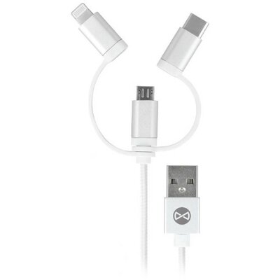Kabel USB - Lightning/USB-C/Micro USB FOREVER 1 m