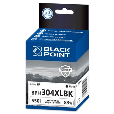 Tusz BLACK POINT do HP 304 XL N9K08AE Czarny 15.5 ml BPH304XLBK