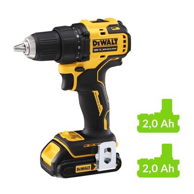 Wiertarko-wkrętarka DEWALT DCD708D2T-QW zestaw akumulatorów