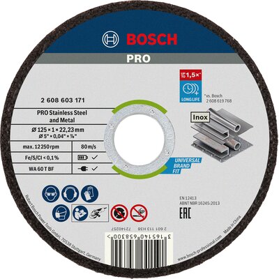 Tarcza do cięcia BOSCH 2608603255 125 mm (10 szt.)