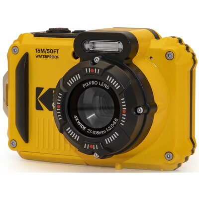 Aparat KODAK WPZ2 Żółty, 16.3Mpix, 4x zoom optyczny