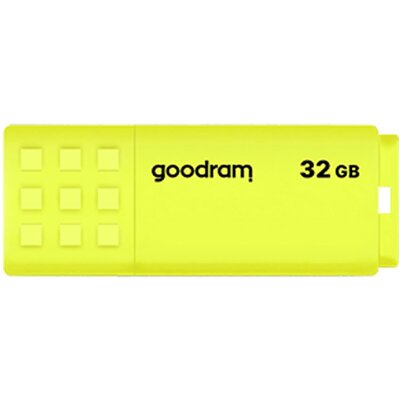 Pendrive GOODRAM UME2 32GB, USB 2.0, Odczyt 20 Mb/s, Zapis 5 Mb/s Żółty