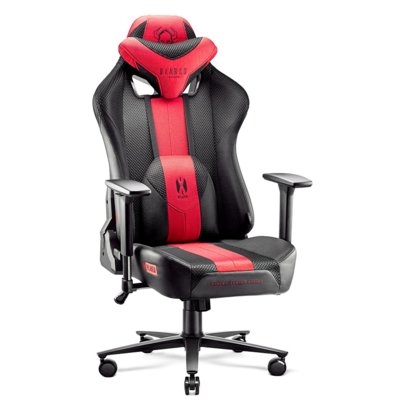 Fotel DIABLO CHAIRS New X-Player 2.0 Normal Size Czarno-czerwony