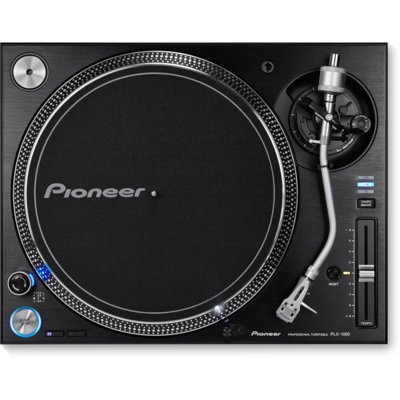 Gramofon PIONEER DJ PLX-1000 Czarny, Manualny,Napęd bezpośredni,Pozłacane gniazda RCA,Prędkość odtw. 33 1/3 obr./min