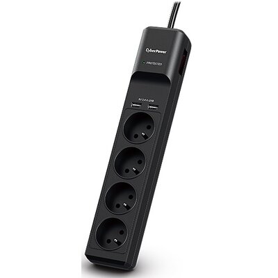 Listwa CYBERPOWER P0420SUD0-FR (1.8 m) Czarny