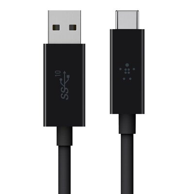 Kabel USB-A - USB-C BELKIN F2CU029BT1M-BLK 1 m