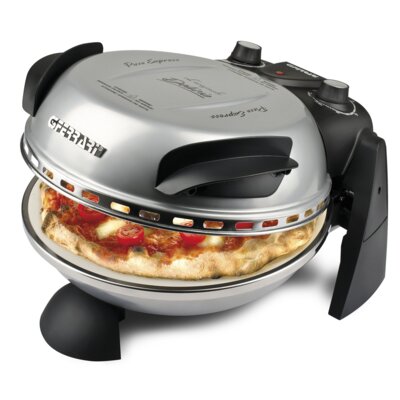 Piec do pizzy G3FERRARI G10006 1200W średnica 33.5 cm Srebrny