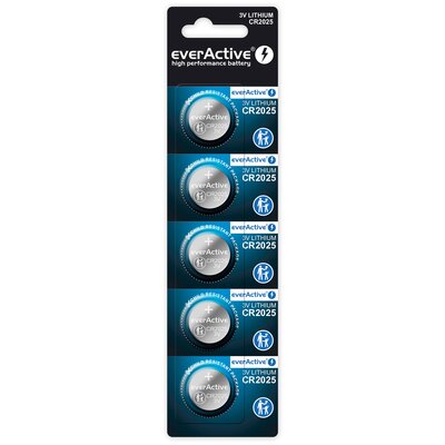 Baterie CR2025 EVERACTIVE (5 szt.)