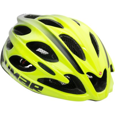 Kask LIMAR Ultralight+ Żółty z lampką (rozmiar L)
