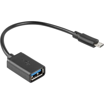 Adapter USB - Micro USB LANBERG 0.15 m