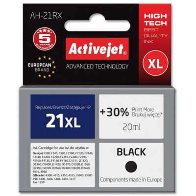 Tusz ACTIVEJET do HP 21 XL C9351A Czarny 20 ml AH-21RX