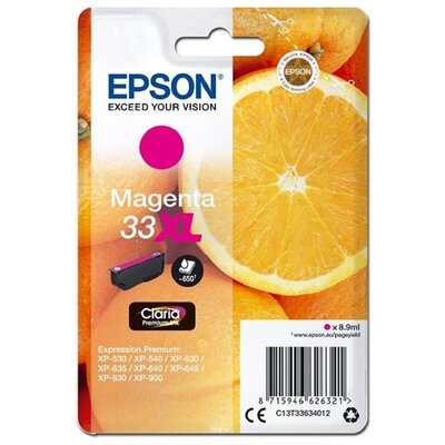 Tusz EPSON T3363 33XL Purpurowy 8.9 ml C13T33634012