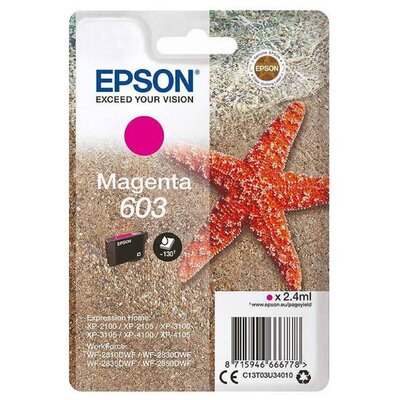 Tusz EPSON 603 Purpurowy 2.4 ml C13T03U34010