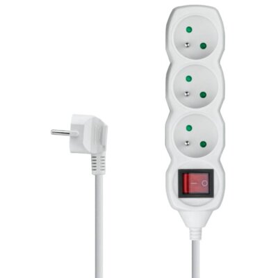 Przedłużacz DPM PP12 3 m Biały