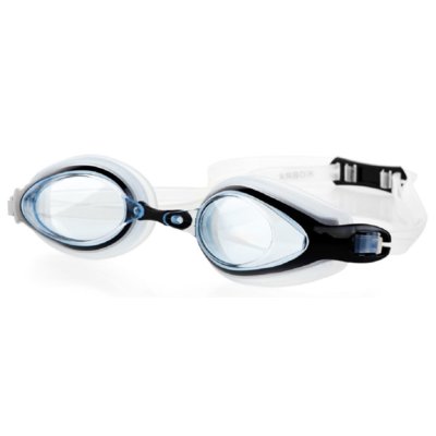 Okulary pływackie SPOKEY Kobra Biało-czarny filtr UV