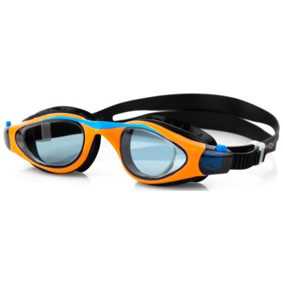 Okulary pływackie SPOKEY Taxo Pomarańczowo-niebieski filtr UV