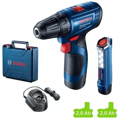 Wiertarko-wkrętarka BOSCH Professional GSR 120-LI 06019G8004 zestaw akumulatorów