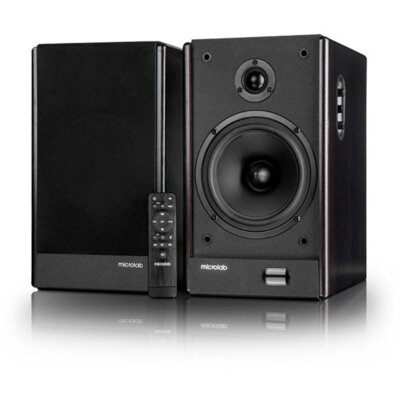 Kolumny podstawkowe MICROLAB Solo 26 Czarny (2 szt.)