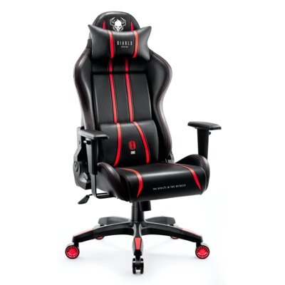 Fotel DIABLO CHAIRS X-One 2.0 King Size Czarno-czerwony
