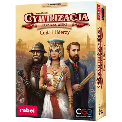 Dodatek do gry REBEL Cywilizacja Poprzez wieki - Cuda i liderzy