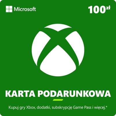 Zdjęcia - Gra Microsoft Kod podarunkowy  Xbox 100 PLN 