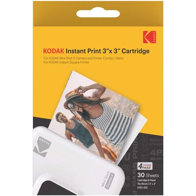 Papier fotograficzny KODAK Printer Mini 7.6 x 7.6 cm 30 arkuszy