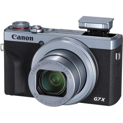 Aparat CANON PowerShot G7 X Mark III Srebrny, 20.2Mpix, 4.2x zoom optyczny, DIGIC 8