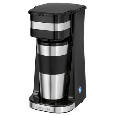 Kawiarka CLATRONIC KA 3733 Czarno-srebrny 400 ml