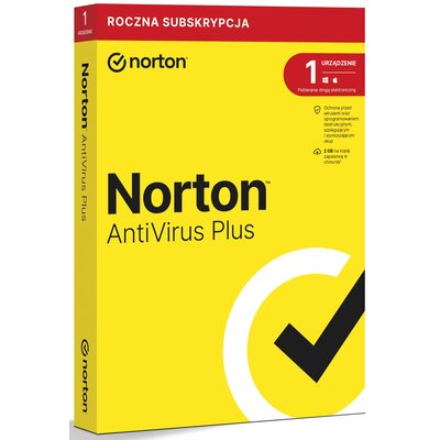 Zdjęcia - Oprogramowanie Norton Antywirus  AntiVirus Plus 1 URZĄDZENIE 1 ROK Kod aktywacyjny AntiVir 