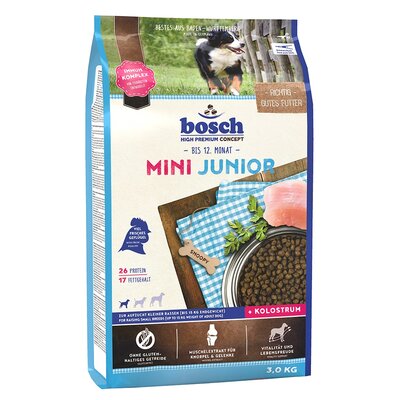 Karma dla psa BOSCH Mini Junior Drób 3 kg