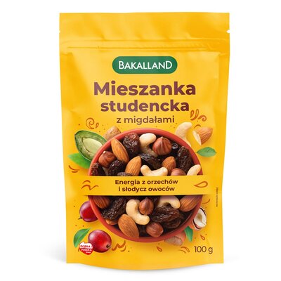 Mieszanka studencka z migdałami BAKALLAND (100 g)