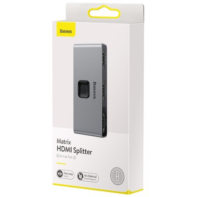 Adapter HDMI - 2 x HDMI BASEUS Matrix