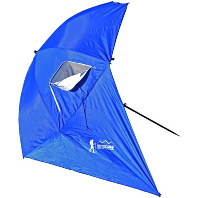 Parasol plażowy ROYOKAMP XXL 240 cm Niebieski