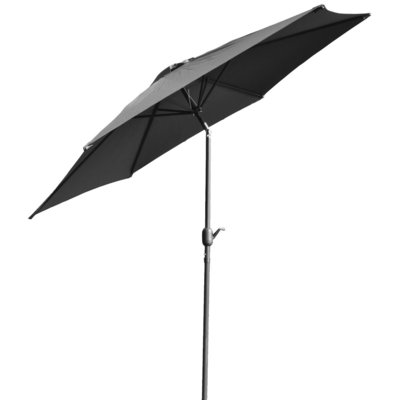 Parasol ogrodowy SASKA GARDEN 1020761 Szary