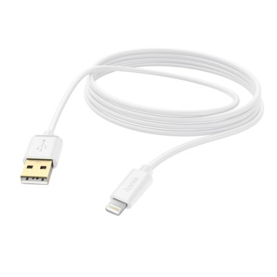 Zdjęcia - Kabel Hama  USB - Lightning  3 m Biały 187207 