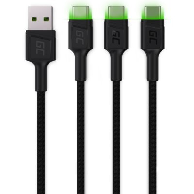 Kabel USB-A - USB-C GREENCELL 1.2 m