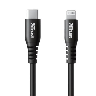 Zdjęcia - Kabel Trust  USB-C - Lightning  Ndura 1m Czarny 