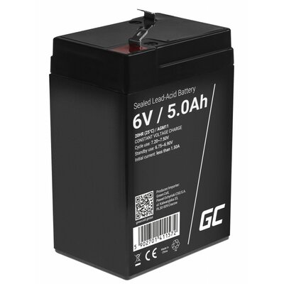 Akumulator GREENCELL AGM11 5Ah 6V